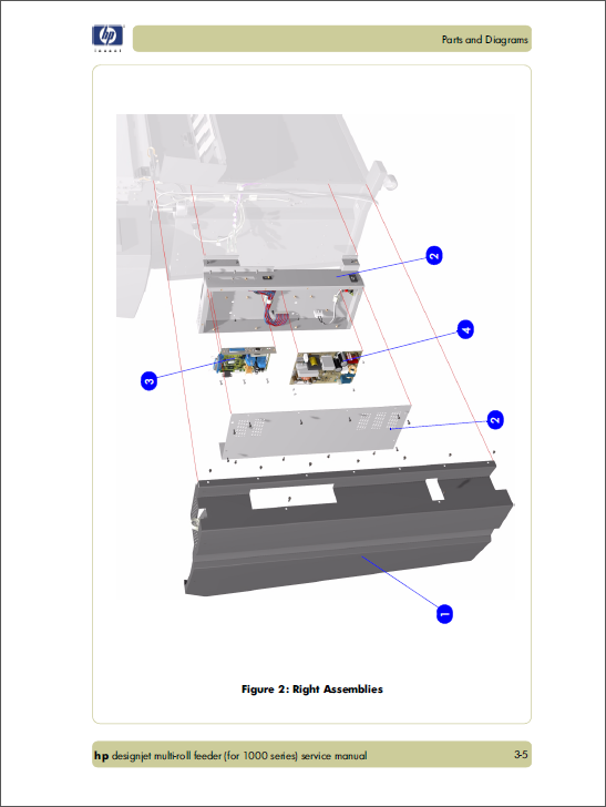 HP Designjet 1000 Multi Roll Service Manual-5